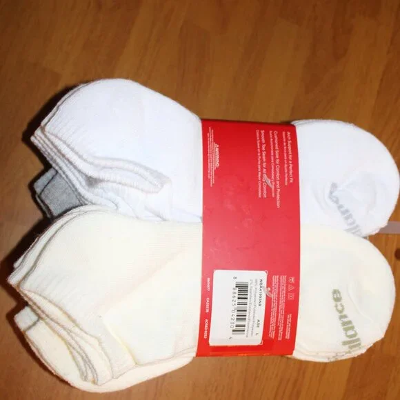 New Balance White Men's 10-Pack Cushioned No Show Socks Shoe Size 9 - 12 NWT - Picture 3 of 8